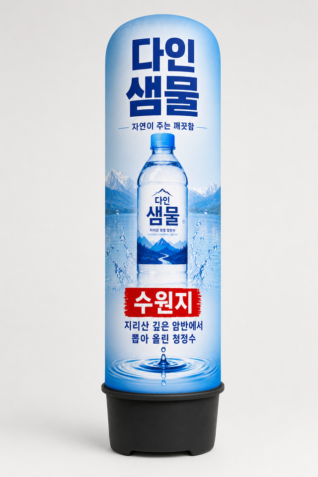 다인 에어간판 — 다인샘물